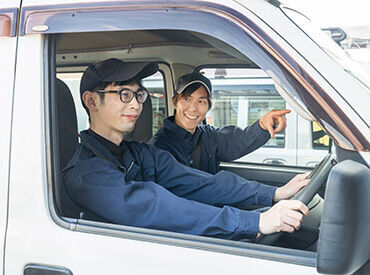基本的には車で現場に移動するので、車内でみんなと話す機会が増えるのですぐに馴染めます！