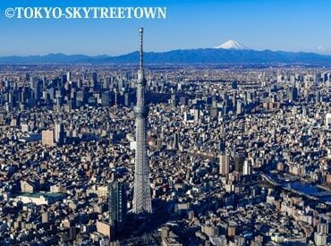 東武タワースカイツリー株式会社 日本のランドマーク『東京スカイツリー』
広大な眺望を求めて、国内や海外から多くのお客様が訪れます！