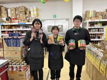 ▼マニュアル完備
レジ・陳列の復習がいつでもできる！
品出しの時にTVで話題の商品を見かけて
仕事終わりに買って帰ることも◎