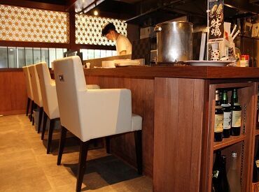 KURA　肉と魚と北海道 少数精鋭の店舗となっています◎
将来的に自分のお店をもちたい、独立したいという方も大歓迎です！