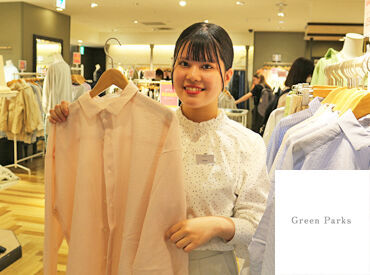 Green Parks 錦糸町テルミナ  ※短期_0974 ストライプインターナショナル唯一のセレクトショップ♪
いろんなジャンルのお洋服をご用意！見ているだけで楽しい◎