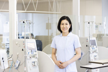 医療法人社団 善仁会 かもい腎クリニック 未経験startのスタッフも多数活躍中◎
子育てが落ち着いてそろそろ働き始めたいという方にもオススメの職場です！
