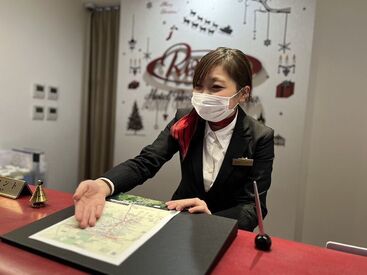 未経験OK☆彡サポート体制完備!!
オシャレなデザイナーズホテルで一流のホテルマンを目指しましょう◎