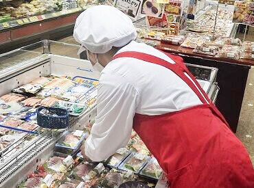 マルキョウ　千早店 未経験からのスタート歓迎！
気配り上手なスタッフが多く、スタートも安心◎
シフト相談もお気軽にどうぞ♪