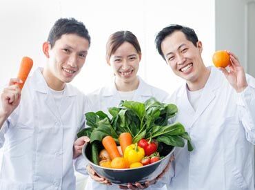\主婦(夫)さん大歓迎!/
給食の調理をお願いします♪
未経験の方も丁寧にお教えするので、
安心して始められますよ◎