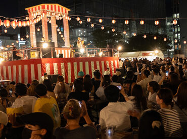 博多の夏の風物詩「はかた夏まつり」が今年も開催♪
お客様と一緒に祭りを楽しみながら働きましょう！