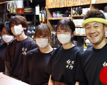 炭焼やきとり　伍右ェ門 西別所駅から徒歩6分の通いやすさ♪
Wワークや平日・週末だけの勤務もOK！
シフトの融通はバッチリ◎何でも相談してくださいね♪