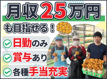 有限会社鈴木農園 TV取材も受けたことのある、なめこ農園＊*
キャラクターとのコラボなど新しいことにも挑戦しています♪
《オンライン面接OK★》