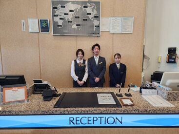 ホテルの顔としてフロント業務を主に行います。安心と安全を提供するお仕事です。充実したONOFFを過ごせます。