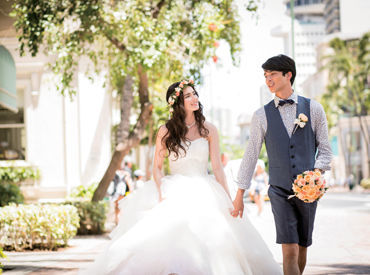 ベルクラシック旭川 幸せなカップルたちの結婚式をお手伝い♪
プランナーのサポートをお願いするため、専門知識などは不要です◎
※イメージ画像