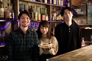 先輩やスタッフ同士がフレンドリーなので、
マイペースに続けられますよ◎