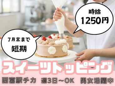 超カンタン!トッピングするだけ★
毎年大人気の短期案件です!