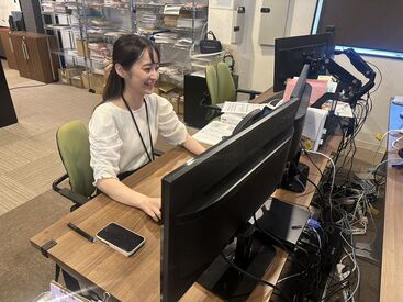 電話応対がないので電話対応が苦手な方にも安心！
ひたすらパソコンでタイピング作業です◎
コツコツと進められる方は必見！