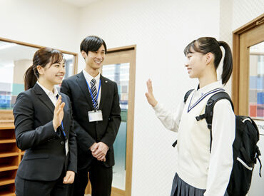 進研ゼミ個別指導コース　阪急茨木教室 「安心塾バイト」にも認定されています★
学生スタッフが安心して働ける職場・条件が整ってます◎