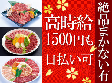 焼肉赤牛 守谷店 (とんきゅう株式会社) ≪土日祝は時給100円以上UP≫
週末勤務で効率よくサクッと稼ごう♪
メインワークがお休みの日だけなど
Wワークさんも歓迎です◎