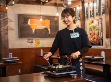 芝浦食肉　池袋東口 未経験OK！初めてのバイト/久々のパートも応援★
Wワークや扶養内で…などシフトも柔軟対応◎