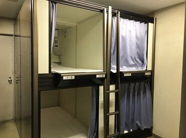 休憩や仮眠室、シャワー室も充実◎
24時間勤務も"苦"じゃないと先輩スタッフお墨付き！