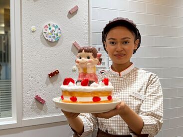 不二家レストラン・洋菓子　千葉作草部店 家庭や学校など、あなたの都合に合わせて
シフトの相談はお気軽にどうぞ♪