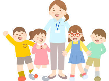 未経験・働くこと自体にブランクのある方も歓迎！
資格を持つスタッフの補助的な役割なので、
どなたでも安心して始められます♪