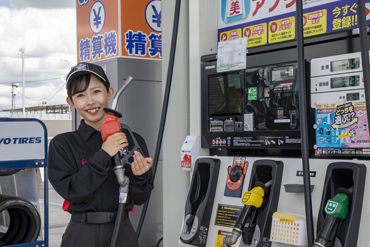 給油はトラックのみに行います！
丁寧な研修があるから安心スタートが可能です◎