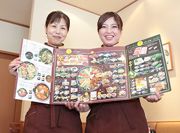 和食さと　神戸星陵台店 自慢の笑顔でお客様をおもてなし♪注文はタッチパネルなので接客未経験さんも安心◎