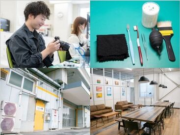新習志野駅 徒歩3分！
明るく広々とした開放的なオフィス。
一人一人に作業デスクがあります♪