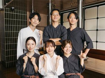 うしごろ貫 恵比寿本店 カジュアル空間の和ベースの焼肉屋
従業員同士は気の置けない仲で親しく
仕事中は仲間意識で働きます!!