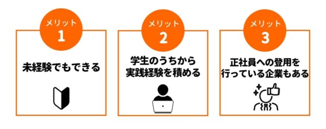 プログラミングバイトのメリット