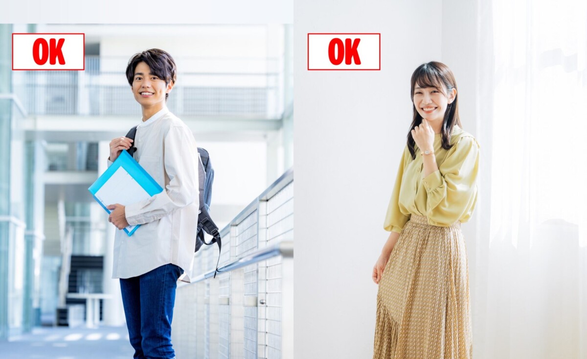 大学・フリーター・主婦（夫） バイト面接 服装　男女別