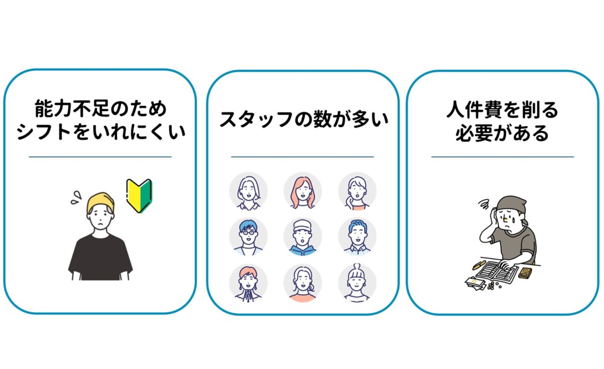 シフトカットされる理由　雇う側に原因がある場合