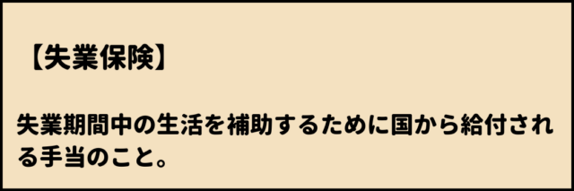 失業保険　意味