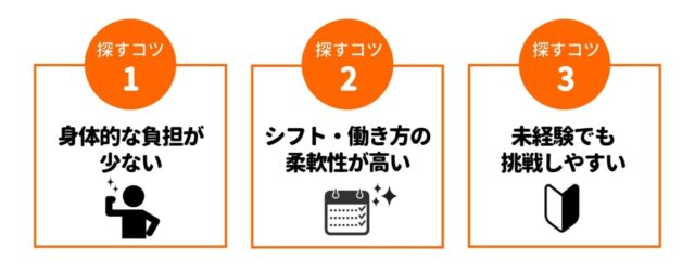 50代が長く続けられるパートを探すコツ