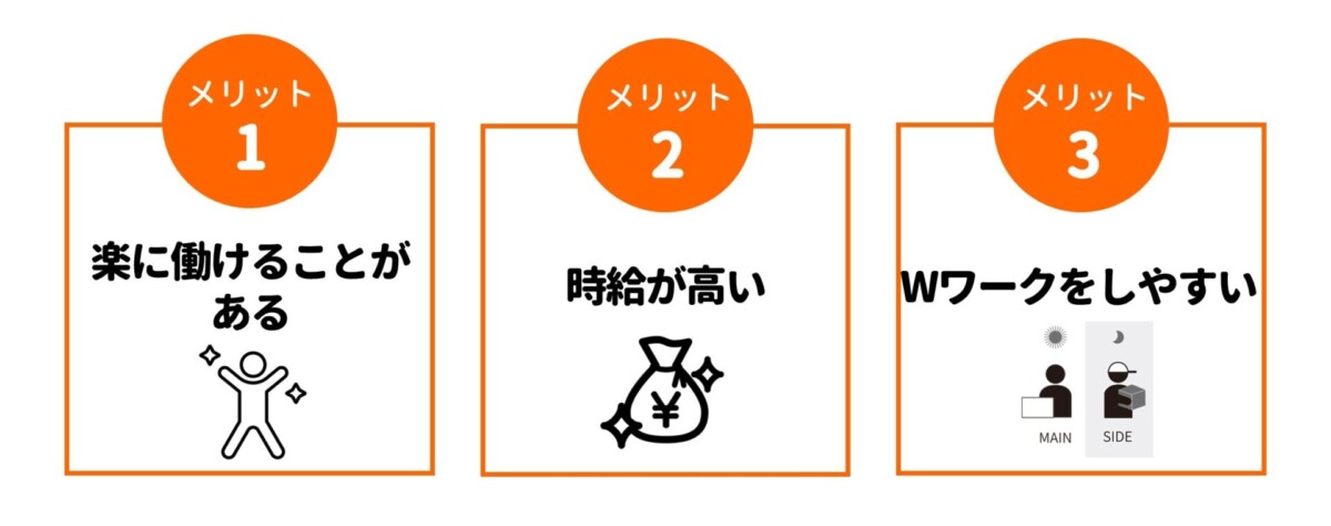 夜勤バイト メリット