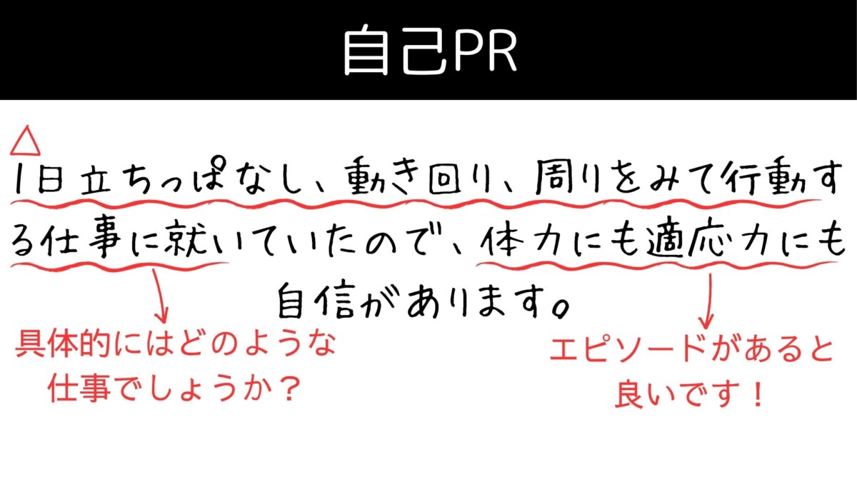 イベントスタッフバイト　自己PR