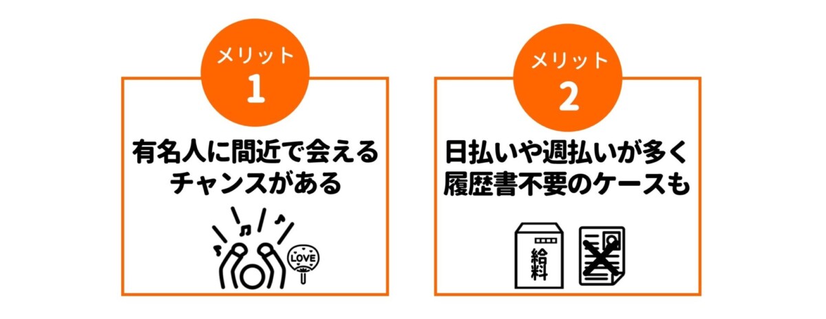 イベント設営バイト メリット