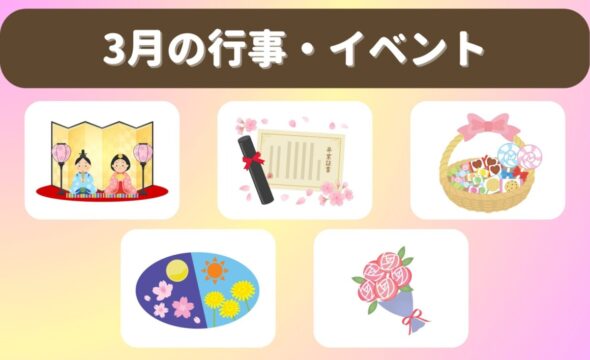 3月といえば思い浮かぶ行事・イベント