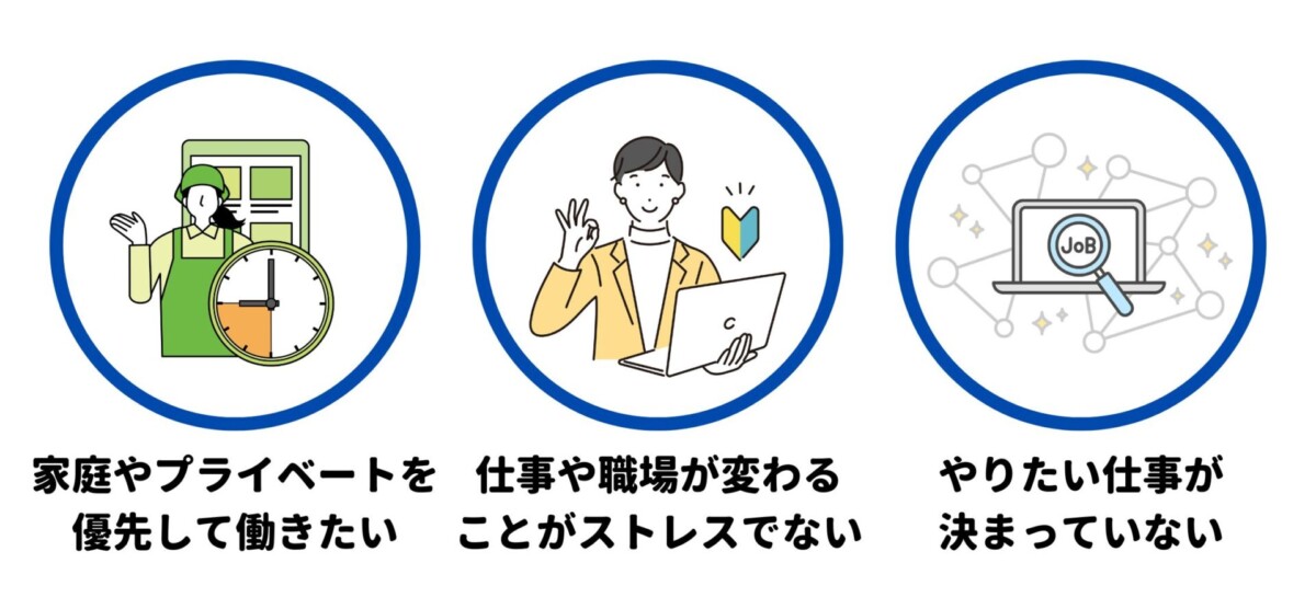派遣バイト 向いている人
