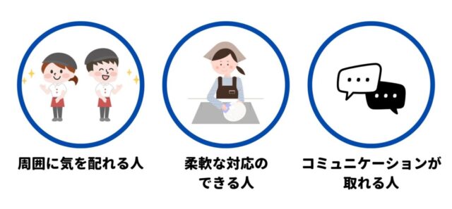 ホールスタッフに向いている人の特徴