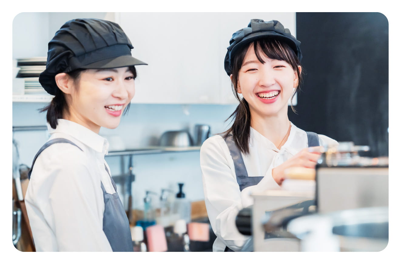 アルバイトスタッフの写真